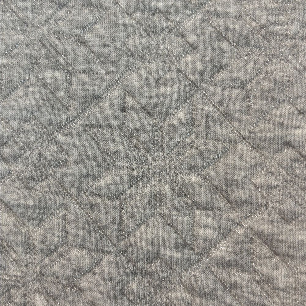 Talbots Gray Quilted Sweater - Picture 2 of 4